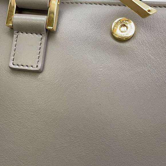 Saint Laurent Paris Handbag Baby Cabas Gray - Picture 6 of 10